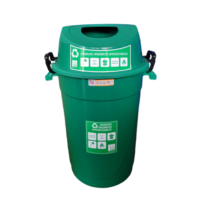 Papelera de 60 Litros Tapa Orificio