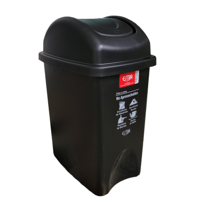 Papelera de 10 Litros Tapa Vaiven Estra